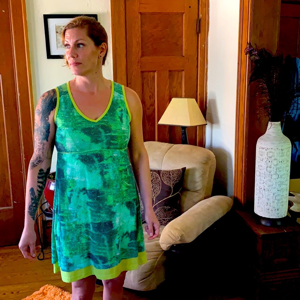 Marmot sundress splashes with color!